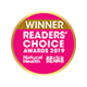 READERS' CHOICE AWARD 2019